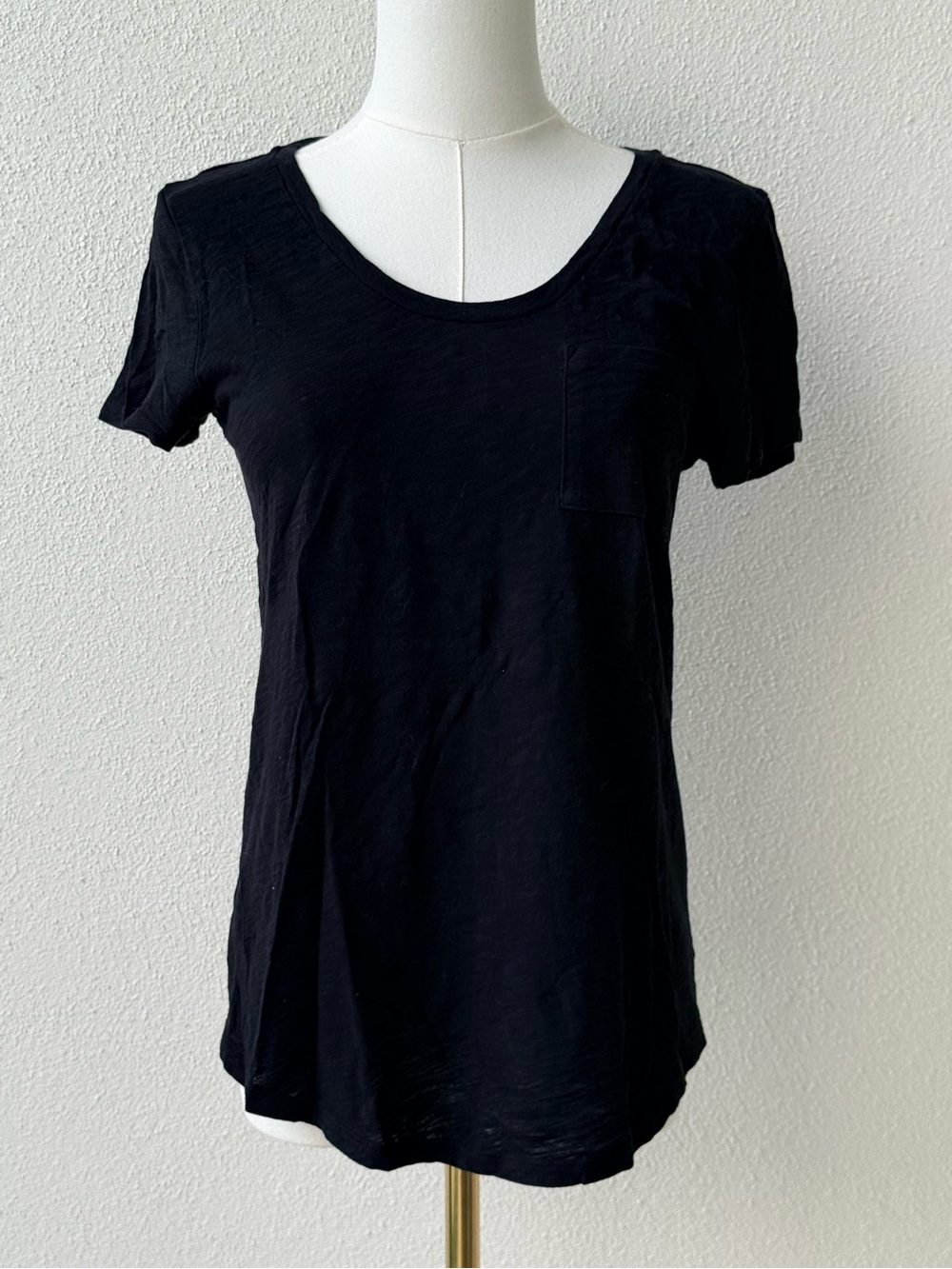 LOFT Black women’s “Vintage Soft” Scoop Neck Short Sleeve Tee, like new